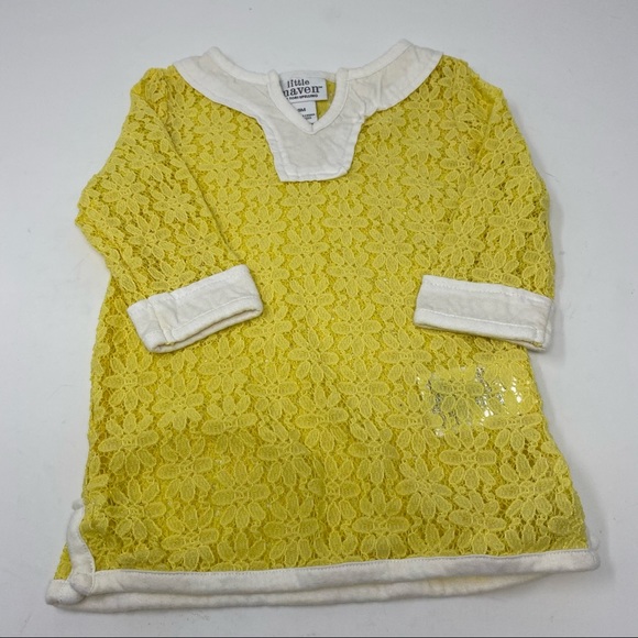 Little Maven by Tori Spelling Swim Coverup Yellow Daisy Lace - Picture 1 of 6